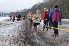 Steve Vernon (Stockport Harriers) leads from Meles Okbazghi (Sheffield RC), Pat Martin (Stockport Harriers) and Andy Wiles (New Marske during the Northern Cross Country Championships.
